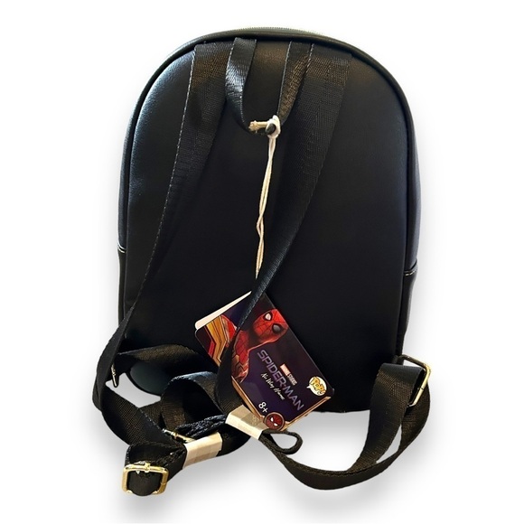 NEW Funko Spiderman Mini Backpack Bag Black Gold Marvel Comics - Picture 2 of 6